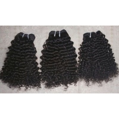 Indian steamed curly hair